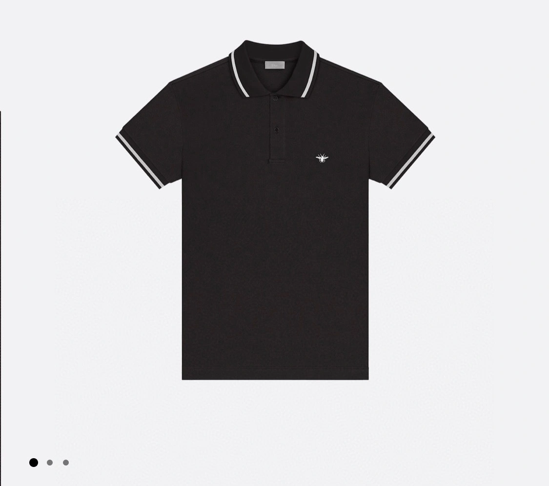 &wg.luxury- 4ior embroidery POLO 2Colour item:E-F355B1614-2